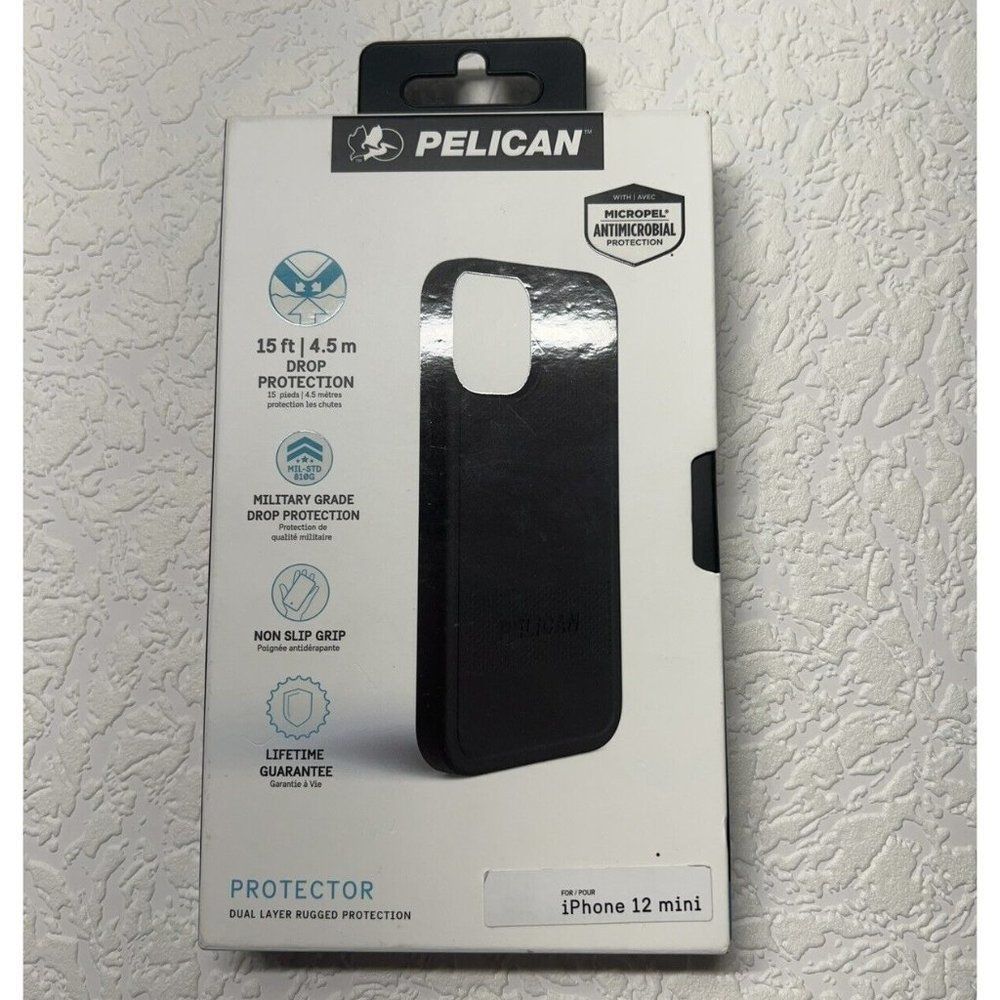 Pelican Apple iPhone 12 Mini Protector Case- Black